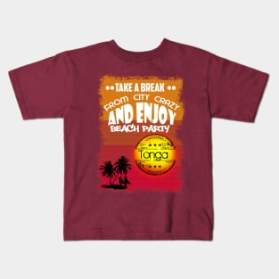 Tonga Beach Kids T-Shirt